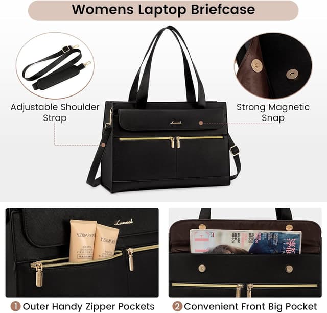 Thumbnail 4 de LOVEVOOK Laptop Tote 15.6" waterproof briefcase