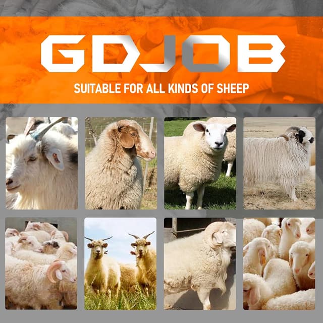 Detalle 1 de GDJOB Elektrische Schafschere 690 W