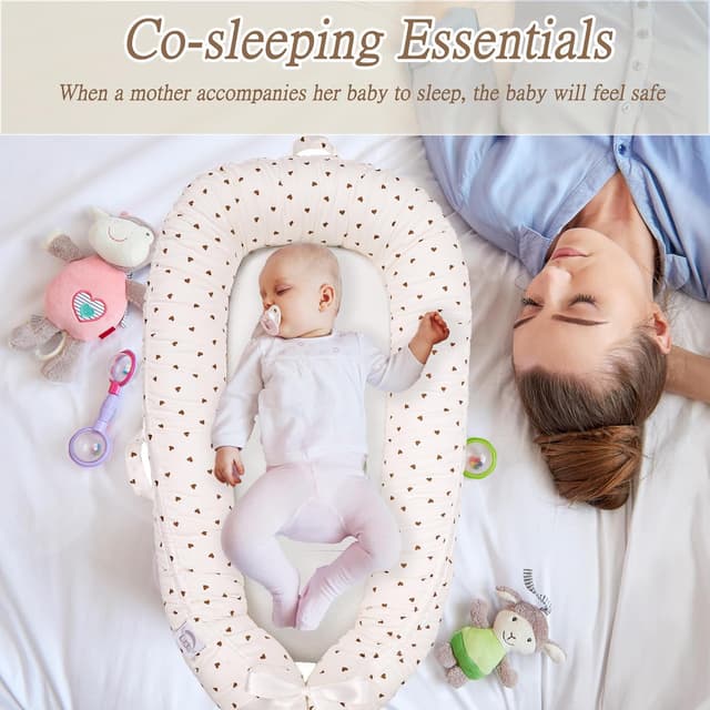 Detalle 2 de EAQ Baby Lounger Baby Nest 0–12 Months