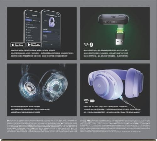 Thumbnail 14 de SteelSeries Arctis Nova 3X Wireless 🎧 Auriculares Gaming Multiplataforma