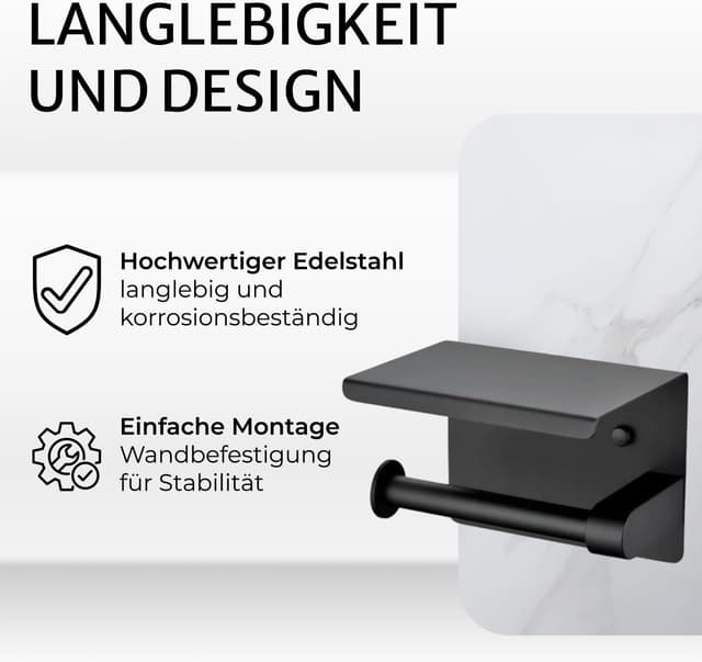 Detalle de nikcorp Porte-Papier mural doré en inox