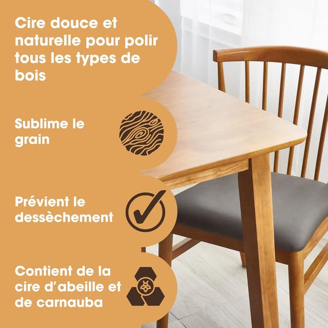 Detalle 2 de Cire Bois & Polish Furniture Clinic huile orange 250 ml