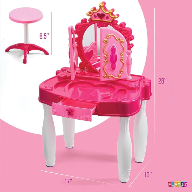 Thumbnail 4 de Play22 Play22 Pretend Play Vanity Set, 21 PCS ๐