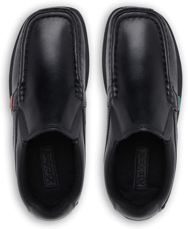 Detalle 2 de Kickers Boy’s Fragma Slip On Moc Toe leather shoes