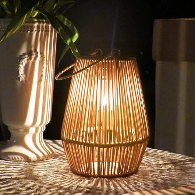 Thumbnail 6 de KagoLing Solar Lights Outdoor Garden Vintage Lanterns