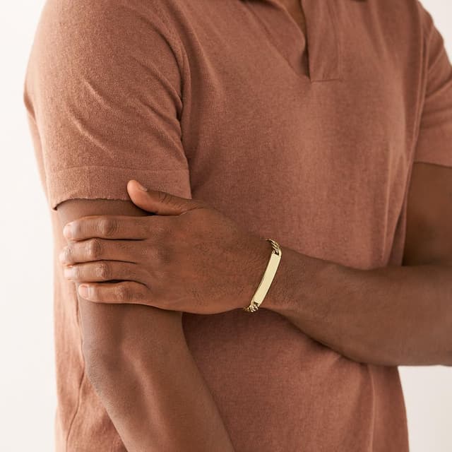 Thumbnail 2 de Fossil Drew bracelet homme acier doré