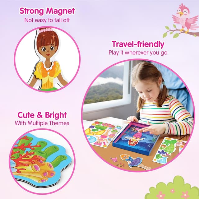 Thumbnail 4 de Mocoosy Magnetic Dress Up Dolls 70+