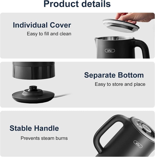 Thumbnail 5 de Bear 1.7L Electric Kettle 6‑temp settings 🔌