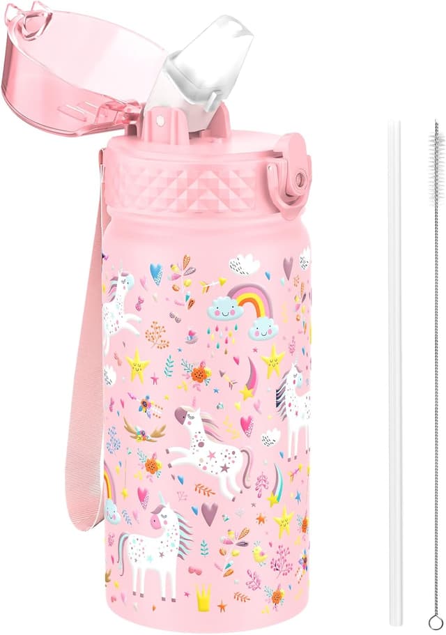 Imagen de GOPPUS 420ml Kids Insulated Water Bottle 🚰 en OfertitasTOP