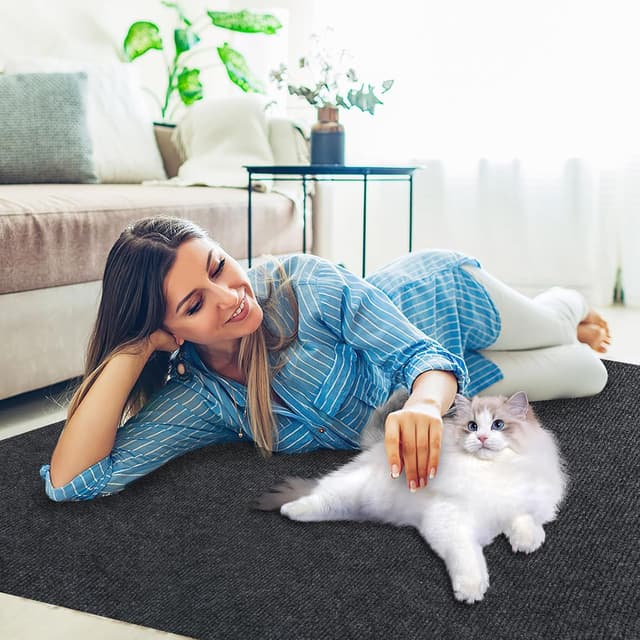 Thumbnail 6 de Kasanni Tappeto tiragraffi per gatti 200 cm × 40 cm 🐱