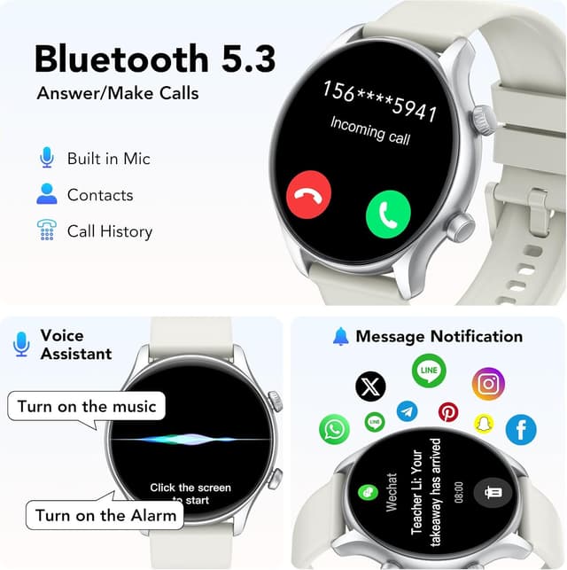 Thumbnail 1 de Reloj Inteligente 1,39" HD con llamadas Bluetooth