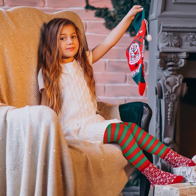 Thumbnail 5 de MANZI Striped Tights for Kids
