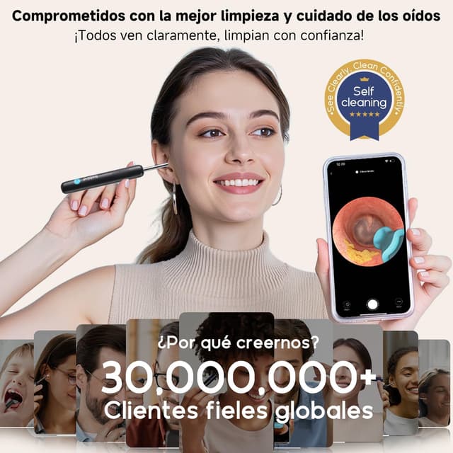 Thumbnail 1 de Bebird R1 Ultra limpiador de oídos con cámara