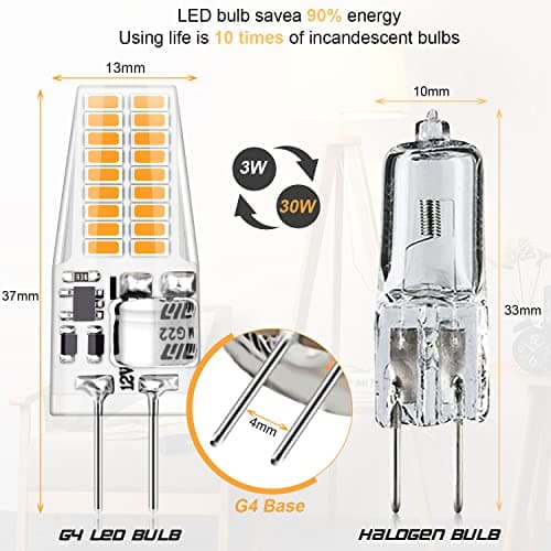 Detalle de Auting Bombillas LED G4 3W 3000K