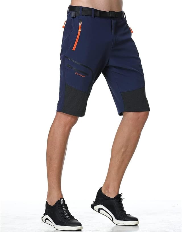 Detalle 1 de Pantalon de trekking homme SANMIO softshell imperméable, coupe-vent et respirant (avec jambes amovibles)