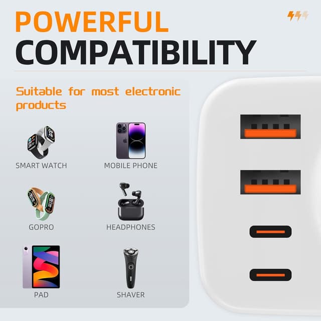 Detalle 2 de Adaptador Enchufe Italiano 5 en 1