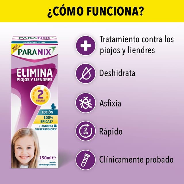 Detalle 2 de Paranix Loción 150 ml para piojos