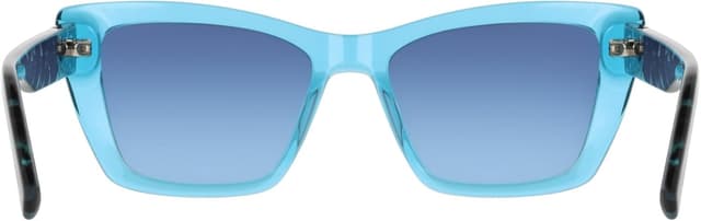 Detalle de DKNY Damen-Sonnenbrille mit Crystal Turquoise Eye, Größe 54 / Steg 17