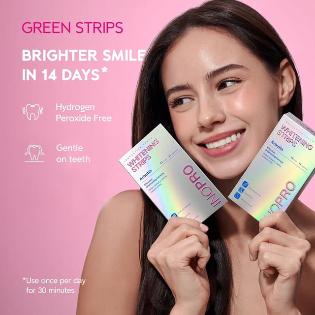 Thumbnail 6 de InoPro 14 Whitening Strips for Sensitive Teeth 🪥
