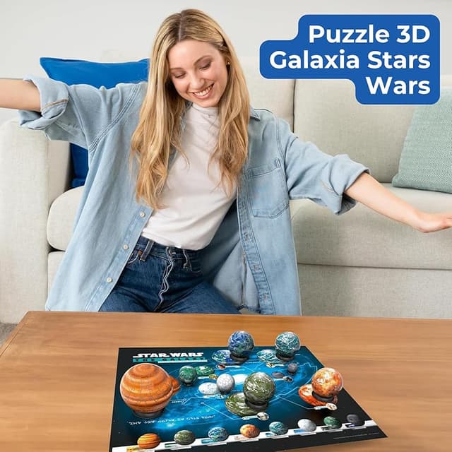 Detalle 2 de Ravensburger Puzzle 3D Sistema Solar 531 piezas 🧩
