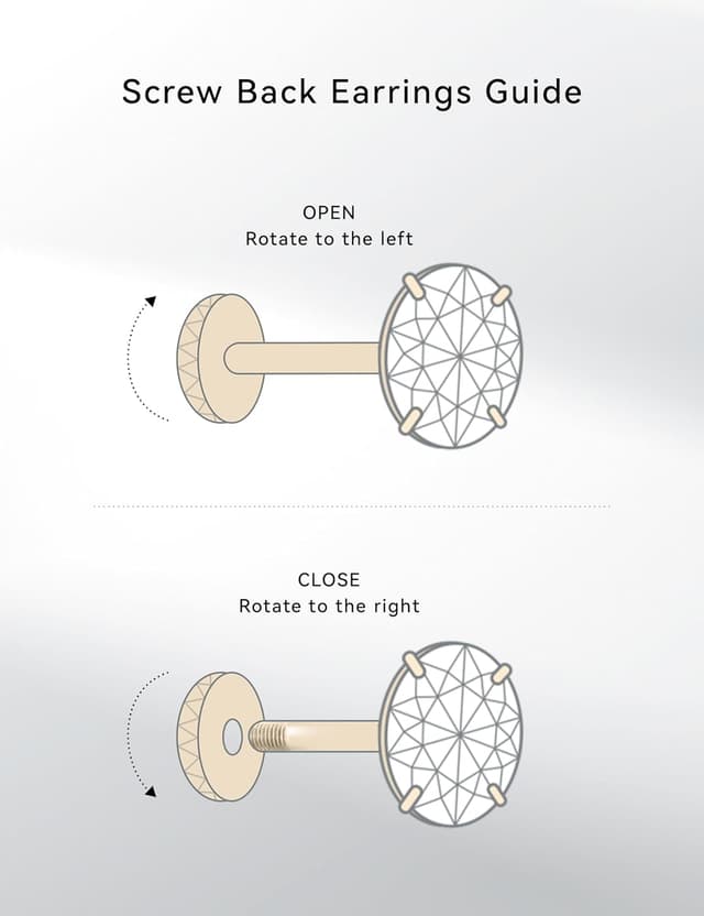 Thumbnail 6 de Limerencia G23 Titan Ohrstecker mit Schraubverschluss – hypoallergen, nickelfrei