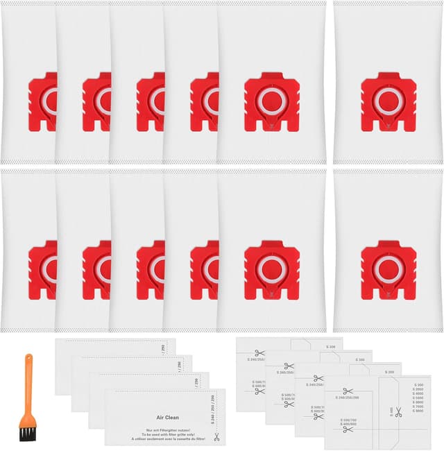 Imagen de 12 Pack FJM Vacuum Bags with Filters 10123220 en OfertitasTOP