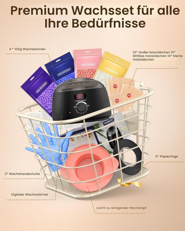 Thumbnail 6 de Waxing Set Wachs Haarentfernung Waxing Maschine