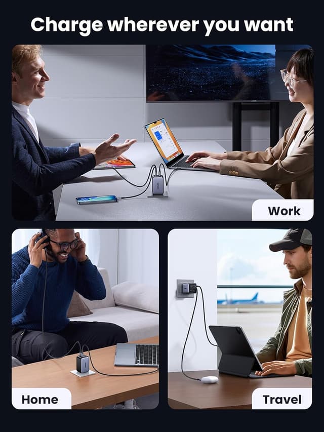 Thumbnail 5 de UGREEN Nexode 65W 4‑Port USB‑C Charger 🔌