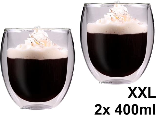Thumbnail 3 de Feelino Tazas Café Doble Pared 400 ml