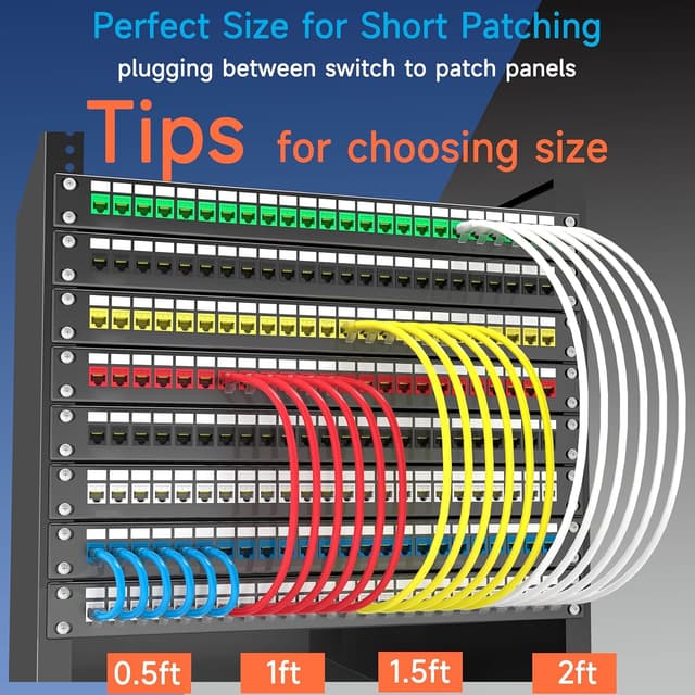 Thumbnail 5 de CAT 6 Ethernet Patch Cable 6 ft 10 Pack