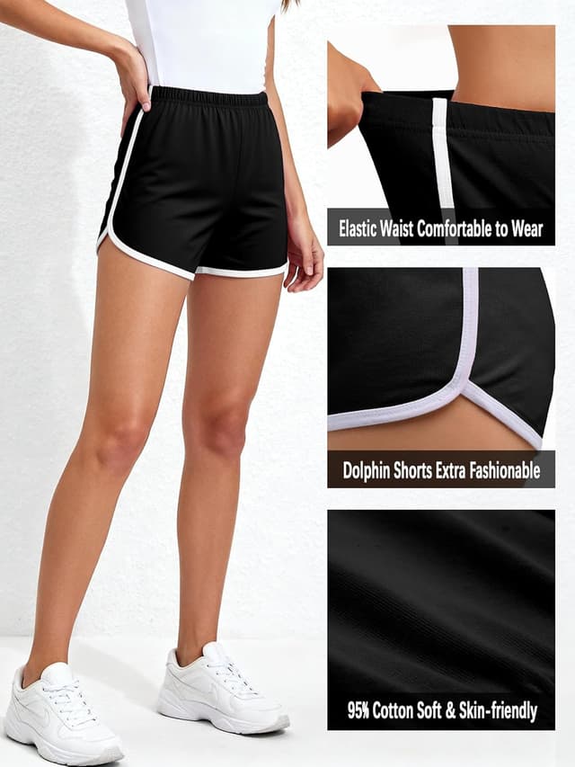 Thumbnail 4 de 5-Pack URATOT cotton workout shorts