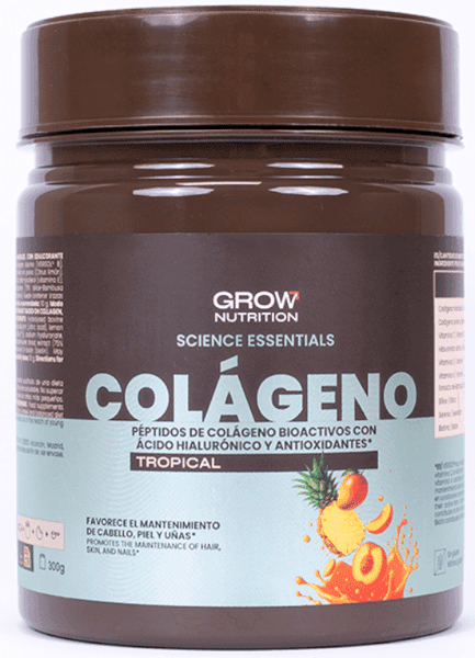 Detalle de Grow Nutrition Colágeno Tropical 300 g 🍽