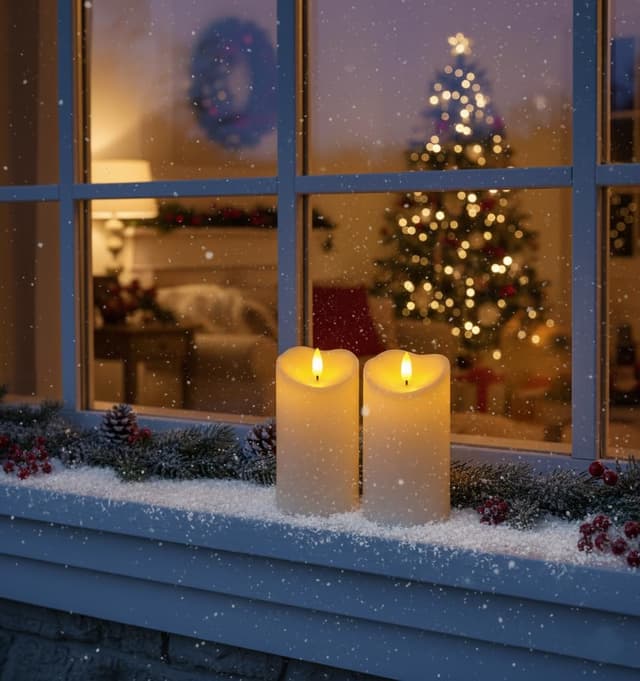 Thumbnail 6 de Homemory 3" x 6" Outdoor Waterproof LED Candles