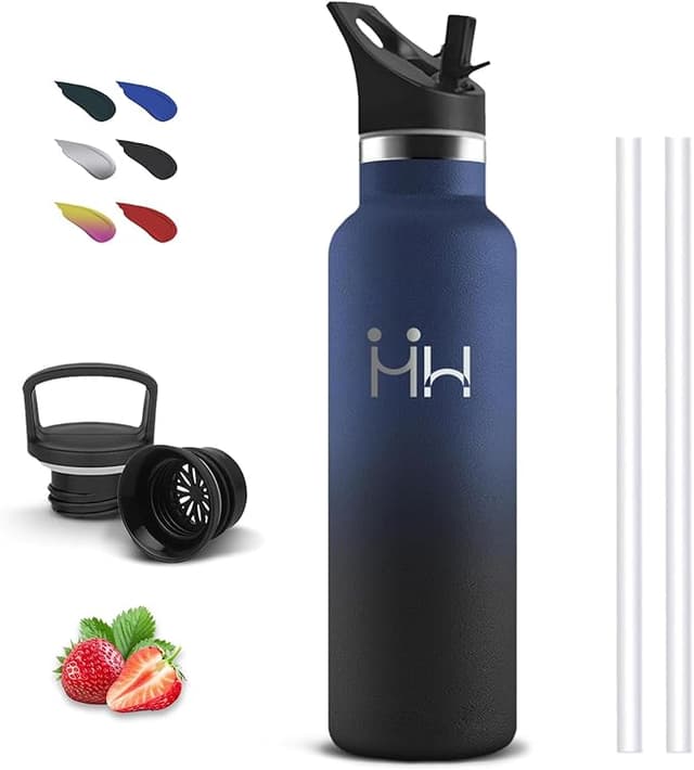 Imagen de Botella Térmica Acero Inoxidable 750ml con Pajita 🚶 en OfertitasTOP