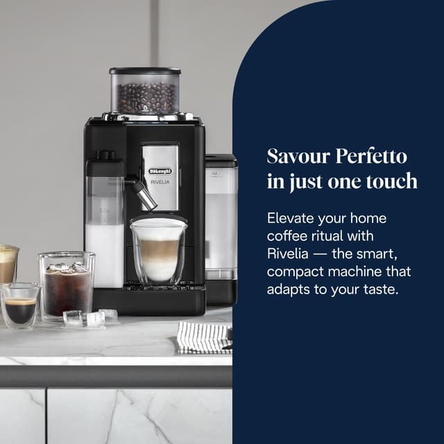 Detalle 2 de De’Longhi Rivelia Perfetto Automatic Coffee Machine