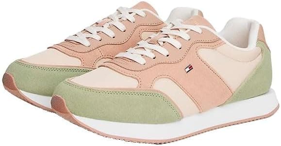 Detalle de Tommy Hilfiger Women’s Easy Suede Runner Trainers