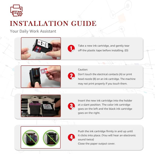 Thumbnail 5 de Toner Kingdom PG-545XL CL-546XL Schwarz/Gefärbt für Canon