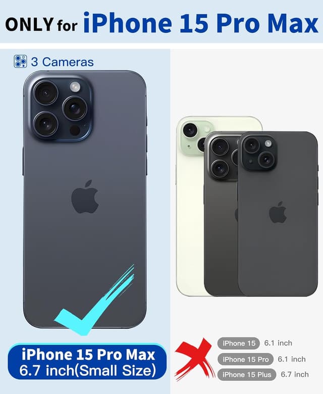 Detalle de Beeasy iPhone 15 Pro Max waterproof case 3m