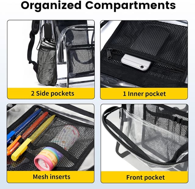 Thumbnail 3 de Vorspack Clear Backpack 17 in