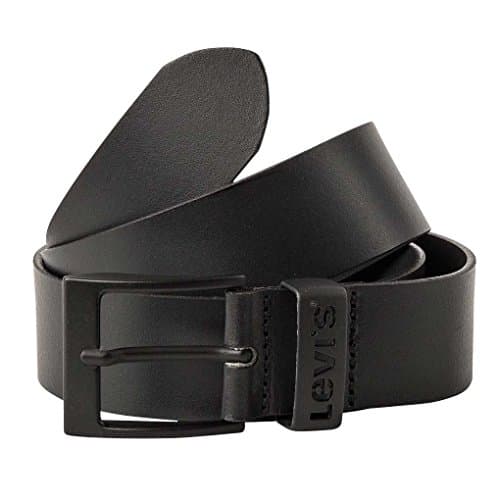 Detalle de Levi's Ashland Metal cinturón negro 80 cm