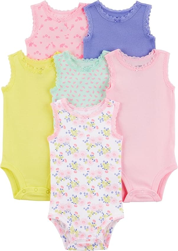 Imagen de Simple Joys by Carter's pack de 6 body prematuro en OfertitasTOP