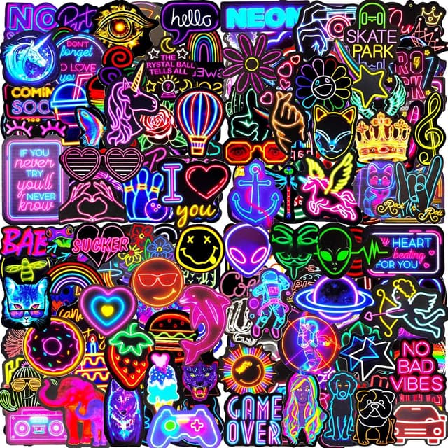 Imagen de AIRNOGO Water Bottle Stickers 200 pcs 🌈 en OfertitasTOP