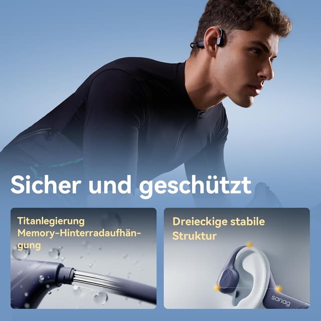 Thumbnail 2 de SANAG Knochenschall Kopfhörer Bluetooth 5.4