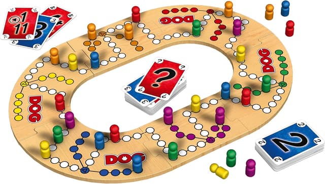 Detalle de Schmidt Spiele 49274 Dog Deluxe – Gioco di società per 2–6 giocatori