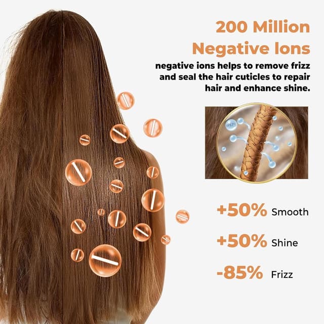 Thumbnail 6 de Hair Styler 5 in 1 Magic Hairstyler 1000W Hair Dryer Brush with Detachable Heads