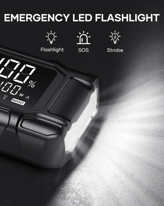 Thumbnail 5 de FLYLINKTECH BD10 26800mAh 8000A Car Jump Starter