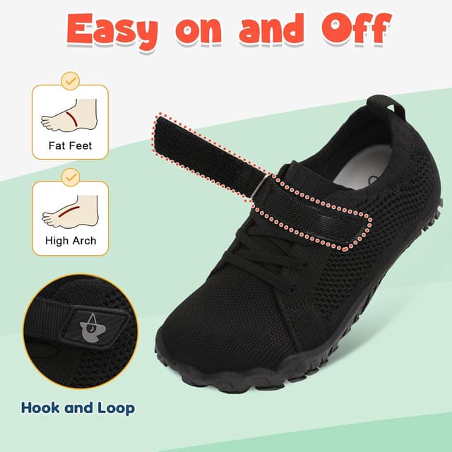 Detalle de JOINFREE Kids Barefoot Shoes Wide Fit Trainers – non-slip, breathable zero-drop sneakers