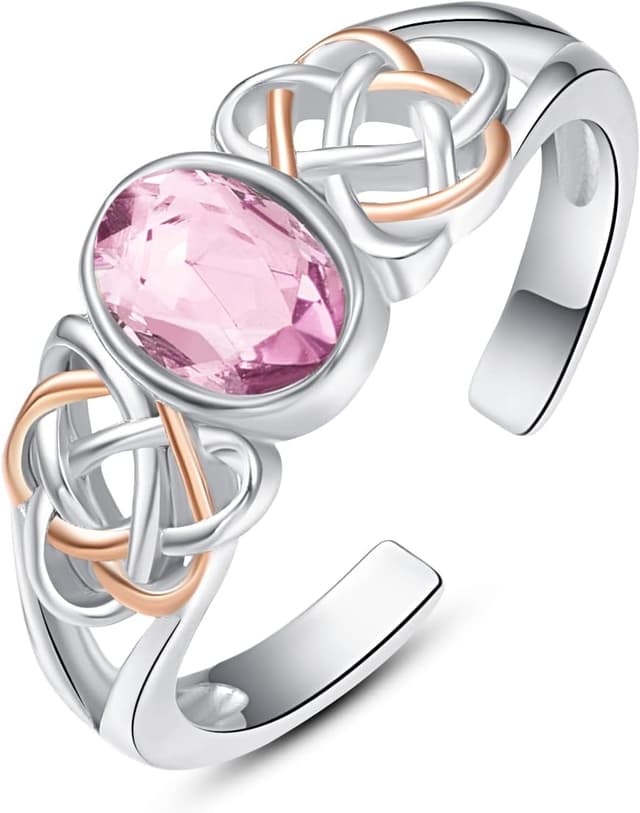 Thumbnail 1 de Praymos 925 Sterling Silver Birthstone Ring 💍