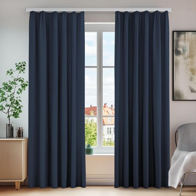 Imagen de Deconovo Tende Oscuranti Termiche 140x200 Blu Navy en OfertitasTOP