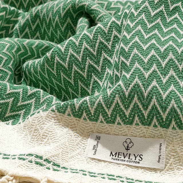 Detalle de MEVLYS Saunatuch & Hamamtuch im 2er-Set (100×180 cm), türkisches Baumwolltuch extra leicht